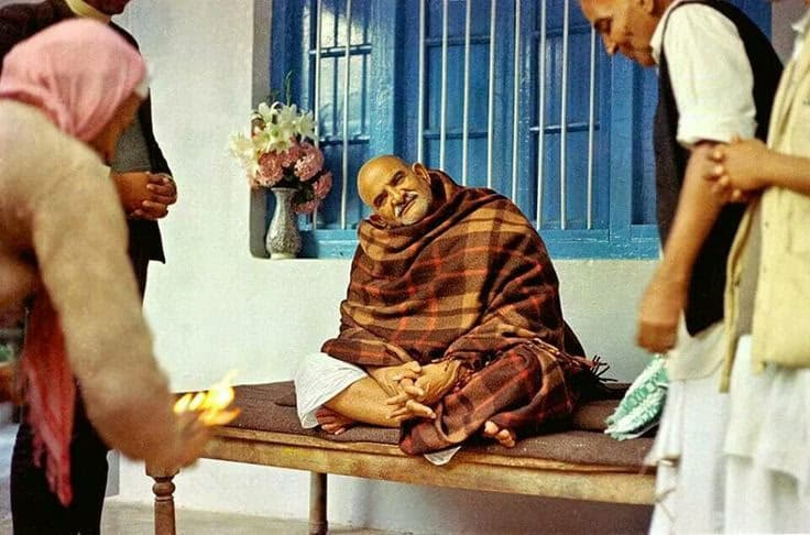 Neem Karoli Baba (Maharaj Ji) in Kainchi Ashram, Bhowali